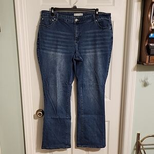 Women's Blue Boot Cut Jeans